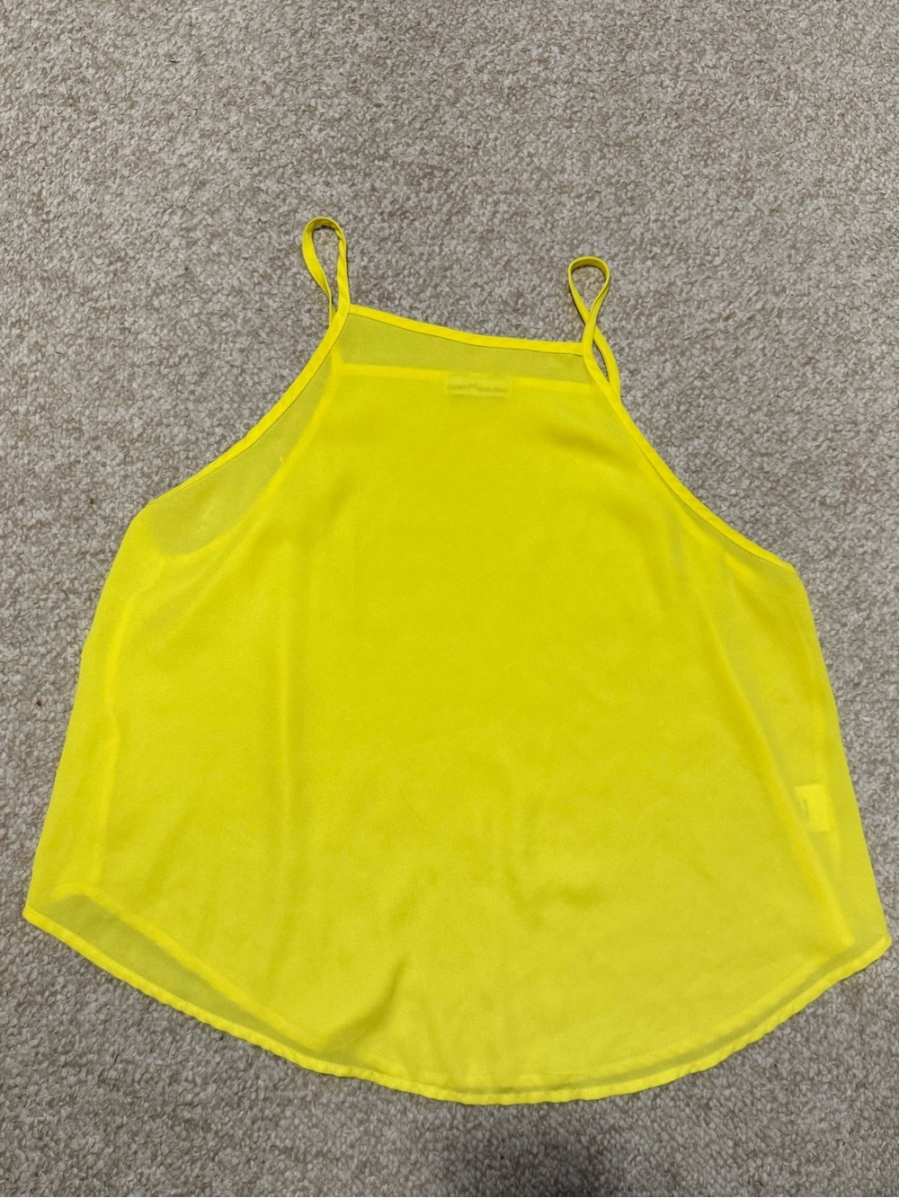 Yellow Dainty Hooligan cami top